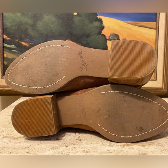 Anthropologie Seychelles yummy brown 100% leather booties - Picture 11 of 13